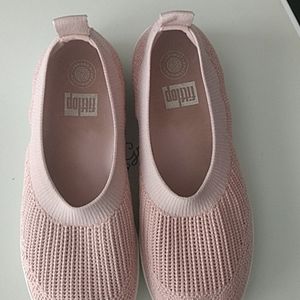Uberknit Ballerina FlatFITFLOP gently worn pink size 11